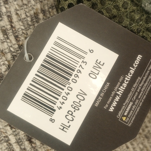 Highland Tactical Olive Mesh Logo/Flag Cap Stretch Fit NWT - Picture 5 of 9